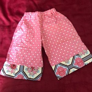 Gorgeous cry baby pants and adorable denim dress